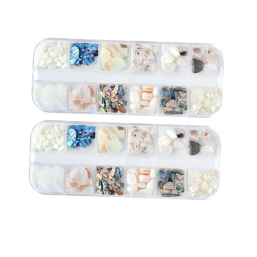 FOYTOKI 2 Sätze Natürliche Muschelflocken Nageldesign Maniküre Dekoration Langlebig Leicht Kreative Nail Art für Damen Fußnägel Geeignet Stilvolle Nagelverzierung FOYTOKI 2 Sätze Natürliche Muschelflocken Nageldesign Maniküre Dekoration Langlebig Leicht Kreative Nail Art für Damen Fußnägel Geeignet Stilvolle Nagelverzierung von FOYTOKI