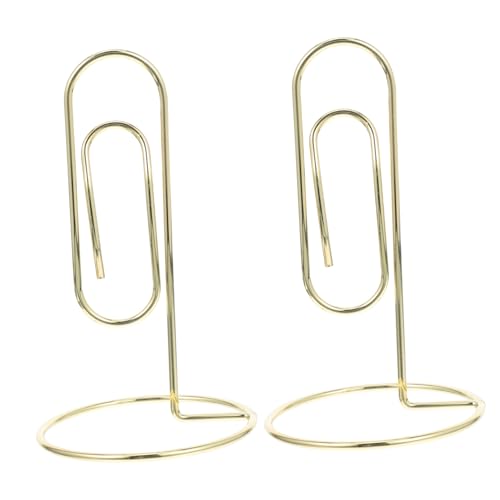 FOYTOKI 2 Stück Goldene Metall Notizhalter Multifunktionale Büro Clip Organizer für Fotos Tischkarten und Notizen für Einsatz Schreibtischen Veranstaltungen FOYTOKI 2 Stück Goldene Metall Notizhalter Multifunktionale Büro Clip Organizer für Fotos Tischkarten und Notizen für Einsatz Schreibtischen Veranstaltungen von FOYTOKI
