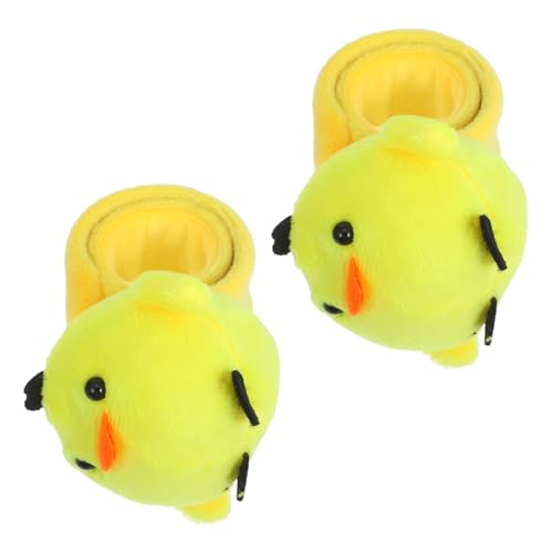 FOYTOKI 2 Stück Huhn-Schlag-Armband, Plüschtier, Bezaubernde Stofftier-schnappbänder, Bezauberndes Handgelenk-Schlag-Armband, Handgelenk-Schlag-Band, Spielzeug-Tier-schnapparmbänder FOYTOKI 2 Stück Huhn-Schlag-Armband, Plüschtier, Bezaubernde Stofftier-schnappbänder, Bezauberndes Handgelenk-Schlag-Armband, Handgelenk-Schlag-Band, Spielzeug-Tier-schnapparmbänder von FOYTOKI