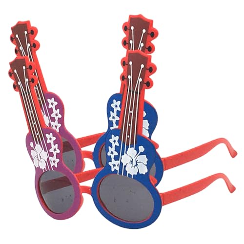 FOYTOKI 2 Stück Partybrillen Elektrische Gitarre Design Leicht Tragbare Partybrille Musikfestival Zubehör Kreative Kostümbrille für Karneval und Tanzveranstaltungen von FOYTOKI