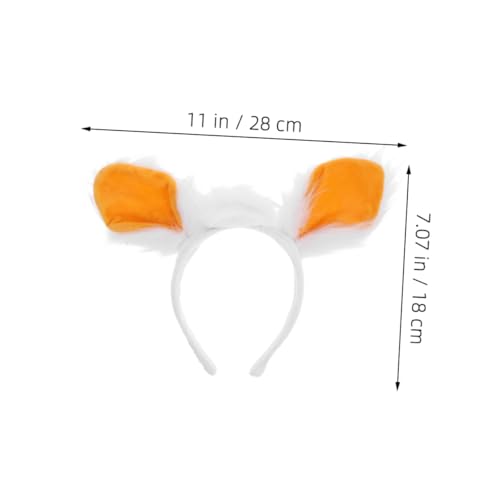 FOYTOKI 2 Stück Plüsch Lammohren Haarreifen Elastisch Cartoon Tier Haarreif für Erwachsene Party Kostüm Fasching Halloween Cosplay FOYTOKI 2 Stück Plüsch Lammohren Haarreifen Elastisch Cartoon Tier Haarreif für Erwachsene Party Kostüm Fasching Halloween Cosplay von FOYTOKI