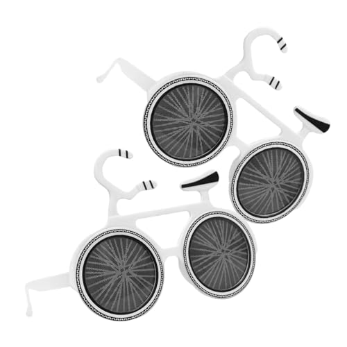 FOYTOKI 2-teiliges Fahrrad-partyzubehör, Sonnenbrillen: Hawaiianische Luau-brille Für Kinder Und Frauen – Fahrradförmige Brille Aus Kunststoff – Tropisches Kleid-requisit – Sommerdeko Für von FOYTOKI