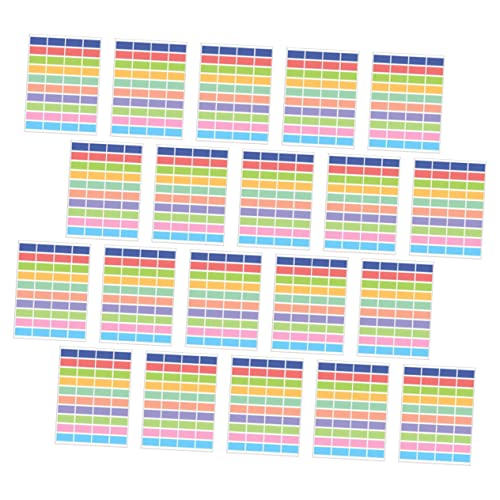 FOYTOKI 20 Blatt Selbstklebende Klassifizierungsaufkleber Wasserdichte für Heimorganisation Wiederverwendbar und Einfach zu Beschriften und Büro FOYTOKI 20 Blatt Selbstklebende Klassifizierungsaufkleber Wasserdichte für Heimorganisation Wiederverwendbar und Einfach zu Beschriften und Büro von FOYTOKI