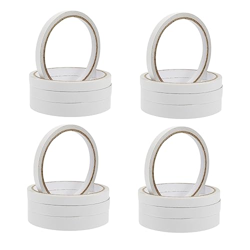 FOYTOKI 20 Rollen Doppelseitiges Klebeband Vielseitiges Klebeband für Zuhause und Büro Hohe Klebekraft Transparent für Handwerk Fotografie und Dekoration von FOYTOKI