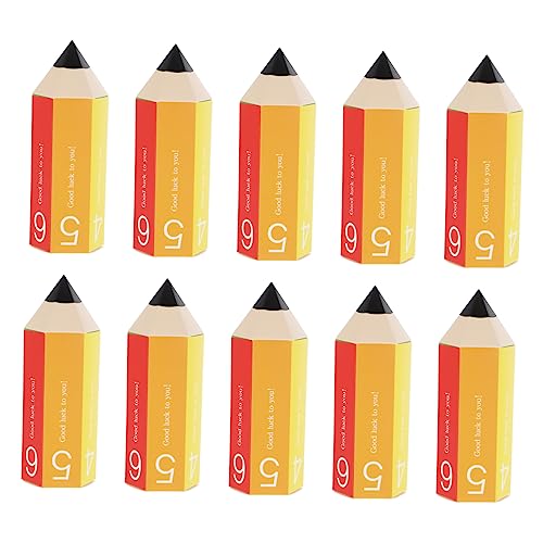 FOYTOKI 20 Stück Buntstift Förmige Zuckerdosen Teiliges Kreative Geschenkboxen für Hochzeiten Partys und Kindergeburtstage Robust und Farbenfroh für Süßigkeiten und Kleine Leckereien von FOYTOKI