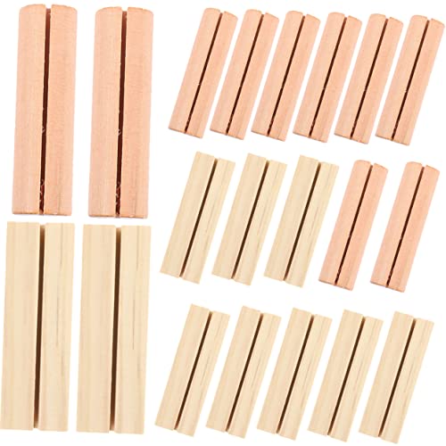 FOYTOKI 20 Stück Holz Kartenhalter für Stabiler Aufsteller für Menüs Fotos Notizen für Hochzeiten Partys Restaurants Kreative Tischdeko FOYTOKI 20 Stück Holz Kartenhalter für Stabiler Aufsteller für Menüs Fotos Notizen für Hochzeiten Partys Restaurants Kreative Tischdeko von FOYTOKI