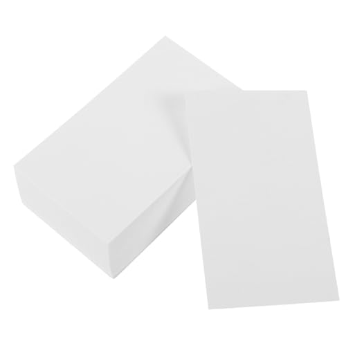 FOYTOKI 200Stücke Leere Karteikarten Kleine Notizkarten Beschriftbare Blankokarten für DIY Projekte für Schule Büro und Kreative Bastelarbeiten Praktische Boxen Packung von FOYTOKI