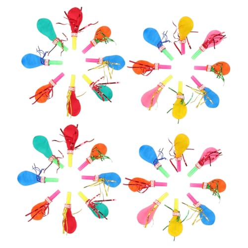 FOYTOKI 200pcs Partyballons Und Noisemakers Für Kinder, Ideal Für Halloween -weihnachts- Und Abschlussfeiern Punchballons Und Pfeifen von FOYTOKI