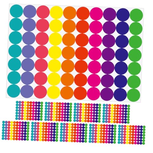 FOYTOKI 20Blätter DIY Runde Punktaufkleber Selbstklebende Farbcodierungsetiketten für Inventarmanagement Klassenzimmer Kreative Projekte Starke Haftung und Vielseitig FOYTOKI 20Blätter DIY Runde Punktaufkleber Selbstklebende Farbcodierungsetiketten für Inventarmanagement Klassenzimmer Kreative Projekte Starke Haftung und Vielseitig von FOYTOKI