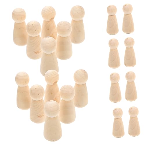 FOYTOKI 20stücke Unbehandelte Holz-puppen Für Bastelprojekte Holzfiguren Zum Bemalen Für Kreative Holzdeko Für Handwerk Und Spielzeug Für Bastelideen FOYTOKI 20stücke Unbehandelte Holz-puppen Für Bastelprojekte Holzfiguren Zum Bemalen Für Kreative Holzdeko Für Handwerk Und Spielzeug Für Bastelideen von FOYTOKI