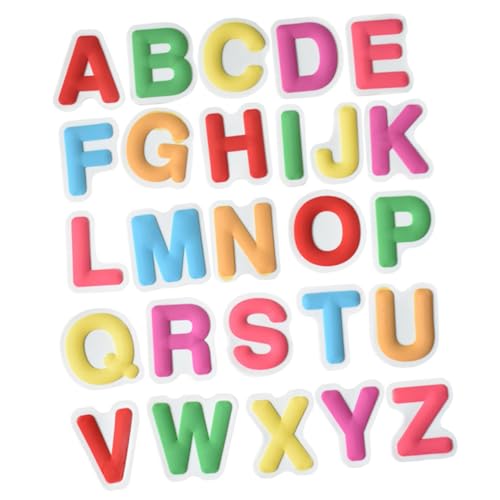 FOYTOKI 26 Stück Kreative Alphabetische Kühlschrankmagnete Teiliges aus Bunten Flexiblen Buchstabenstickern für Lernen Langlebig und Gestaltet FOYTOKI 26 Stück Kreative Alphabetische Kühlschrankmagnete Teiliges aus Bunten Flexiblen Buchstabenstickern für Lernen Langlebig und Gestaltet von FOYTOKI
