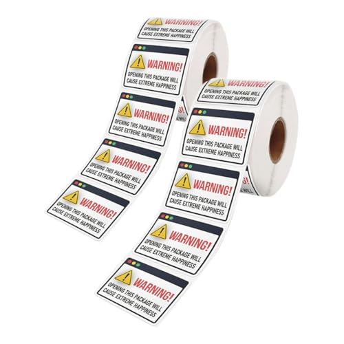 FOYTOKI 2Rollen Selbstklebende Umschlag Siegelaufkleber Dekorative Verpackungsaufkleber für und Briefe pro Vielseitig und Praktisch von FOYTOKI