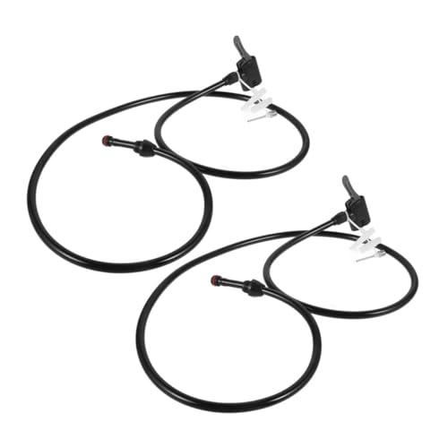 FOYTOKI 2Stücke Fahrradpumpenadapter für Presta und Autoventile Ersatzteile für Reifeninflation Frostbeständigem Schlauch für Sportbälle und Autos von FOYTOKI