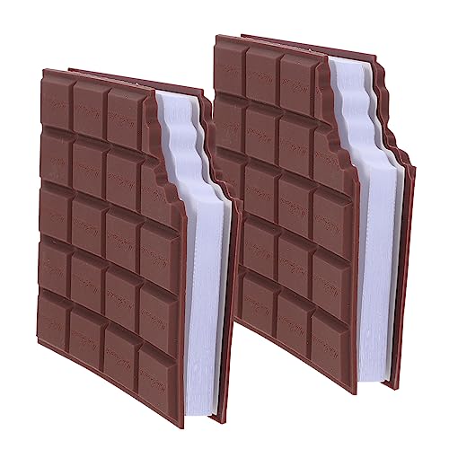 FOYTOKI 2Stücke Klebrige Memo Pads Schokoladenform Kreative Notizblätter für Studenten Wiederverwendbar Rückstände FOYTOKI 2Stücke Klebrige Memo Pads Schokoladenform Kreative Notizblätter für Studenten Wiederverwendbar Rückstände von FOYTOKI