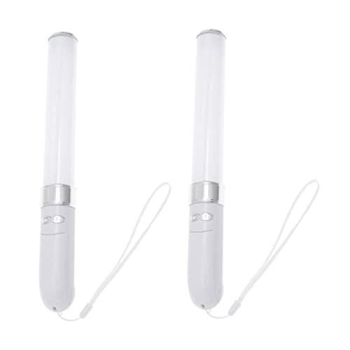 FOYTOKI 2Stücke LED Glow Sticks Leuchtende Stöcke Wiederverwendbare Requisiten für Konzerte und Partys Zubehör für Musikfans und Veranstaltungen von FOYTOKI