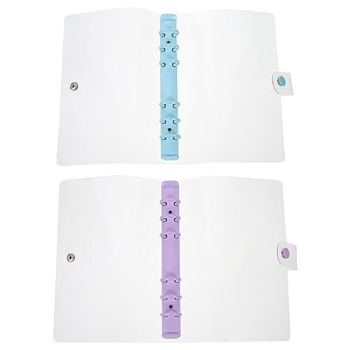 FOYTOKI 2Stücke Teiliges Ringbuch Cover Transparentes Notizbuch Cover mit Abnehmbarer Hülle für Süße Bindemittel für Schulästhetik Holzmalve FOYTOKI 2Stücke Teiliges Ringbuch Cover Transparentes Notizbuch Cover mit Abnehmbarer Hülle für Süße Bindemittel für Schulästhetik Holzmalve von FOYTOKI