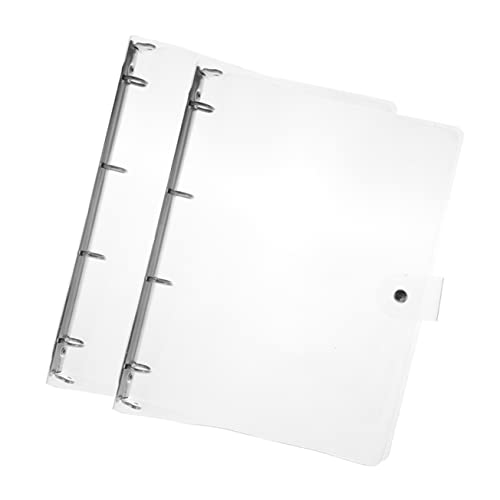 FOYTOKI 2Stücke Transparente Notizbuchhüllen mit Druckknopfverschluss Ordner für Stilvolle Schulorganisation Schützt Ihre Notizen und Beschädigungen FOYTOKI 2Stücke Transparente Notizbuchhüllen mit Druckknopfverschluss Ordner für Stilvolle Schulorganisation Schützt Ihre Notizen und Beschädigungen von FOYTOKI