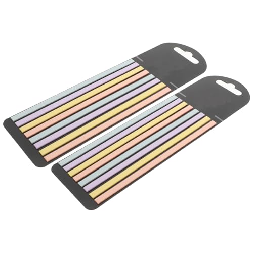 FOYTOKI 2Taschen Pet Lesestreifen Durchsichtige Klebrige Registerkarten Farbige Seitenmarkierungen für Notizen und Dokumente für Büro und Schule Langlebig von FOYTOKI