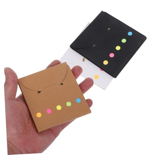 FOYTOKI 3 Sets Mini-haftnotizblöcke: Selbstklebende Notizregister – Haftnotiz-seitenmarker Für Büro Und Schule. Bunte Haftnotizblöcke Für Buchmarker von FOYTOKI