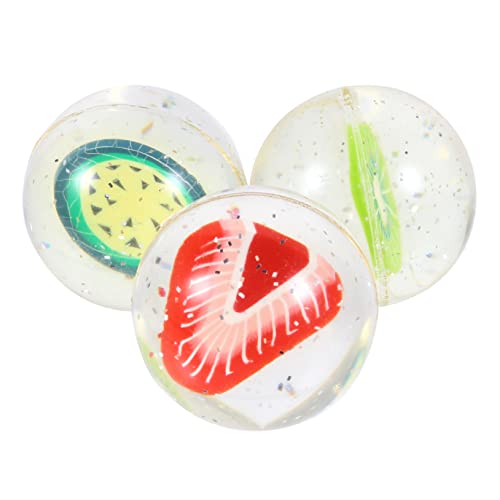 FOYTOKI 3 Stück Fruchtmuster Sprungbälle Bouncy Balls für Bewegung Fördert Koordination und Farbenverständnis Sicher aus Hochwertigem FOYTOKI 3 Stück Fruchtmuster Sprungbälle Bouncy Balls für Bewegung Fördert Koordination und Farbenverständnis Sicher aus Hochwertigem von FOYTOKI