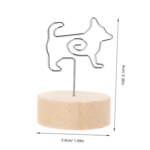 FOYTOKI 3 Stück Kleine Tischkartenhalter mit Niedlichem Hundedesign Multifunktionale Foto und Memo Clips Stabile Tischnummernhalter für Hochzeit Büro Party und Dekoration FOYTOKI 3 Stück Kleine Tischkartenhalter mit Niedlichem Hundedesign Multifunktionale Foto und Memo Clips Stabile Tischnummernhalter für Hochzeit Büro Party und Dekoration von FOYTOKI