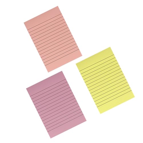 FOYTOKI 3 Stück Notizblock mit Fluoreszierenden Farben Rot Gelb Praktisches Memo Pad für Schule Büro Organisation und Effiziente Tagesplanung Je Block FOYTOKI 3 Stück Notizblock mit Fluoreszierenden Farben Rot Gelb Praktisches Memo Pad für Schule Büro Organisation und Effiziente Tagesplanung Je Block von FOYTOKI