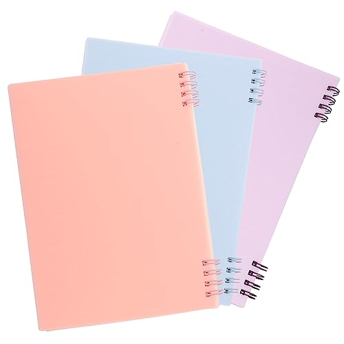 FOYTOKI 3 Stück Teiliges Spiral Notizbuch Büro Notizheft Pastellfarben für Studenten und Kreative Planer für Notizen Memos und Organisation von FOYTOKI
