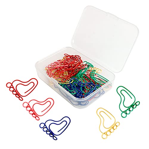 FOYTOKI 30 Stück Büroklammern aus Metall Binder Clips für Dokumentenorganisation im Büro Schule und Zuhause Kreative Klammern für Notizen und Lesezeichen von FOYTOKI