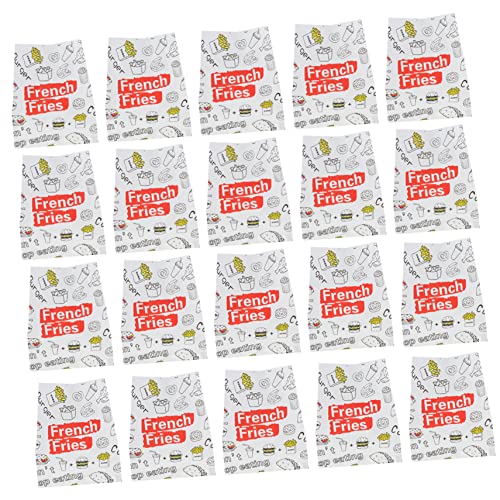 FOYTOKI 300 Stück Einweg Snack Verpackungstaschen Frittierte Snacks Frites Takeaway Tüten Ölresistente Papiertüten für Chicken Chicken Wings FOYTOKI 300 Stück Einweg Snack Verpackungstaschen Frittierte Snacks Frites Takeaway Tüten Ölresistente Papiertüten für Chicken Chicken Wings von FOYTOKI