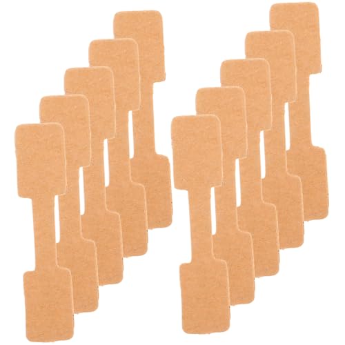 FOYTOKI 300Stücke Aufkleber Preisschilder aus Kraftpapier für Schmuck Ringe und Halsketten Leere Preisetiketten für DIY Projekte Einfach zu Entfernen für Geschäfte von FOYTOKI