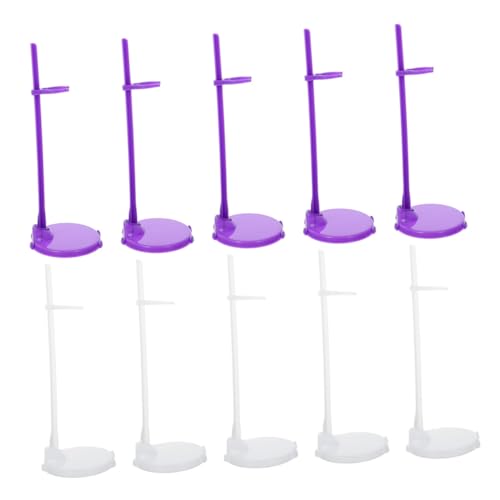 FOYTOKI 30Stücke Teiliges Puppenständer Halterung für Puppenanzeige mit Transparenten und Clips für Kreative Spielideen und Puppenpräsentationen von FOYTOKI