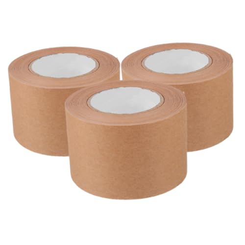 FOYTOKI 3Rollen Kraftpapier Klebeband Gummiertes DIY Dichtungsband Vielseitig Einsetzbar für Kartonverpackungen Versand und Bastelprojekte Stark und Wasseraktiviert FOYTOKI 3Rollen Kraftpapier Klebeband Gummiertes DIY Dichtungsband Vielseitig Einsetzbar für Kartonverpackungen Versand und Bastelprojekte Stark und Wasseraktiviert von FOYTOKI