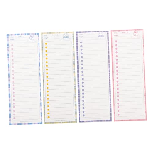 FOYTOKI 4 Stück Notizblöcke und Memo Pads für Planung und Organisation für Büroangestellte von FOYTOKI