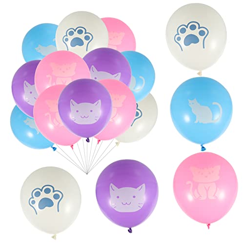 FOYTOKI 40 Stück Katzenballons Bezaubernde Luftballons Haushaltsballons Schöne Partyballons Partyballons Für Den Innenbereich Geburtstagsballons Für Den Innenbereich Partyballons von FOYTOKI