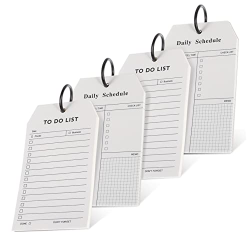 FOYTOKI 4Er-Packung Teiliges Ringbuch Notizblöcke Tagesplaner To Do Listen für Effiziente Planung für Produktivität und Organisation FOYTOKI 4Er-Packung Teiliges Ringbuch Notizblöcke Tagesplaner To Do Listen für Effiziente Planung für Produktivität und Organisation von FOYTOKI
