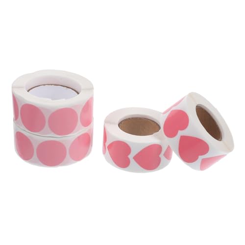 FOYTOKI 4Rollen Herzaufkleber Selbstklebende für Deko und Beschriftung Hochzeiten und Tägliche Organisation FOYTOKI 4Rollen Herzaufkleber Selbstklebende für Deko und Beschriftung Hochzeiten und Tägliche Organisation von FOYTOKI
