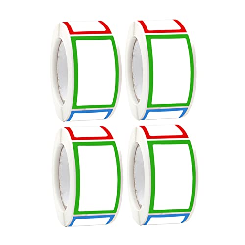 FOYTOKI 4Rollen Rechteckige Namensschildaufkleber Selbstklebende Küchenetiketten für Behälter Beschriften und Klassifizieren von Lebensmitteln Gewürzen FOYTOKI 4Rollen Rechteckige Namensschildaufkleber Selbstklebende Küchenetiketten für Behälter Beschriften und Klassifizieren von Lebensmitteln Gewürzen von FOYTOKI
