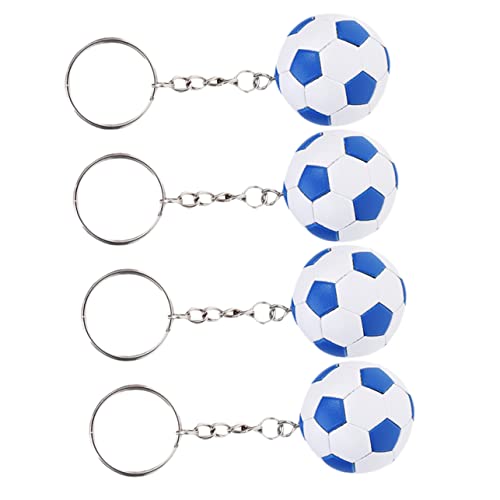 FOYTOKI 4Stücke Fußball Schlüsselanhänger Weiße Fußball Schlüsselringe für Rucksack für Schlüsselbund Zubehör für Deko FOYTOKI 4Stücke Fußball Schlüsselanhänger Weiße Fußball Schlüsselringe für Rucksack für Schlüsselbund Zubehör für Deko von FOYTOKI