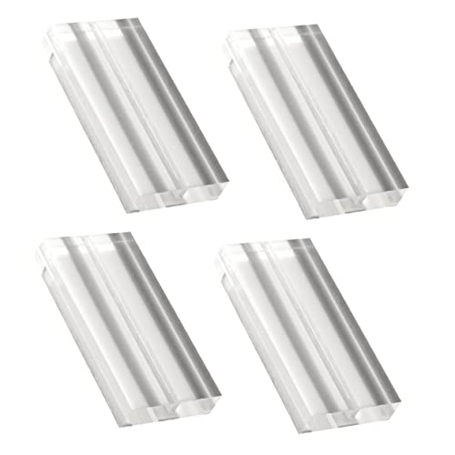 FOYTOKI 4Stücke Transparente Acryl Kartenhalter für Hochzeiten Tischnummern und Memo Displays Eleganter Stand für Tischdekorationen und Hochzeitsfeiern von FOYTOKI
