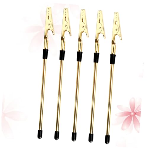 FOYTOKI 5 Stück Metall Notizen Halter Praktische Foto Display Clips für Postkarten und Nachrichten Wanddekoration für Zuhause für Partys und Veranstaltungen von FOYTOKI