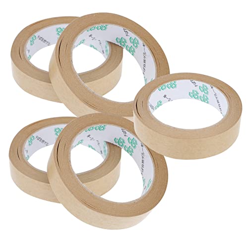 FOYTOKI 5 Stück Umweltfreundliches Kraftpapier Klebeband Stark Klebend Wasserdichtes Verpackungsband für Kartons für und Bastelprojekte FOYTOKI 5 Stück Umweltfreundliches Kraftpapier Klebeband Stark Klebend Wasserdichtes Verpackungsband für Kartons für und Bastelprojekte von FOYTOKI