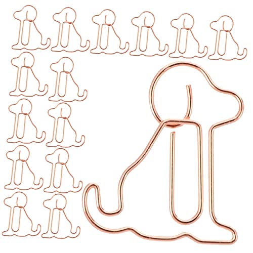 FOYTOKI 50 Stück Hund Papierklammern Metall Clips Kreative Büroklammern für Vielseitige Zettelclips für Dokumente Fotos und Notizen für Büro und Schule FOYTOKI 50 Stück Hund Papierklammern Metall Clips Kreative Büroklammern für Vielseitige Zettelclips für Dokumente Fotos und Notizen für Büro und Schule von FOYTOKI