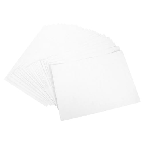 FOYTOKI 50Blätter Selbstklebendes Etikettenpapier Bedruckbare Adressetiketten Reißfest und Kratzfest für Büro und Heimwerker Einsetzbar von FOYTOKI