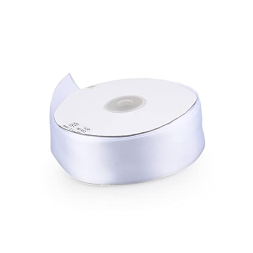 FOYTOKI 50M Geschenkband für Bastelprojekte und Geschenkverpackungen Weiß Hochwertiges Grosgrain Band für Schleifen und Dekoration FOYTOKI 50M Geschenkband für Bastelprojekte und Geschenkverpackungen Weiß Hochwertiges Grosgrain Band für Schleifen und Dekoration von FOYTOKI