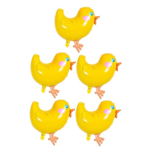 FOYTOKI 5pcs Entzückende Hühnchenballons Für Babyparty- Und Geburtstagsfeierlieferungen Für Bauernhöhe Und Grillparty -dekorationen von FOYTOKI