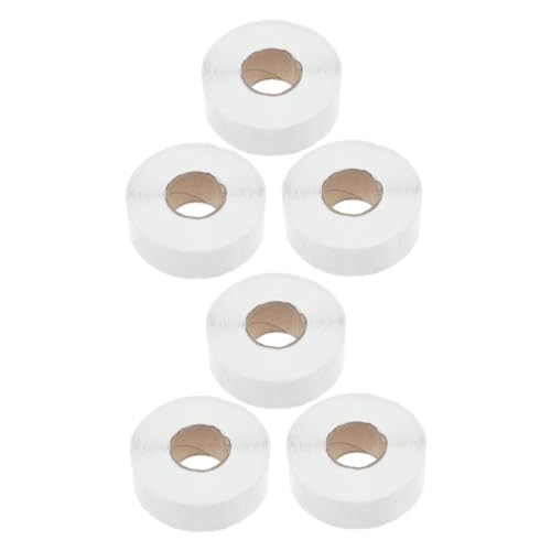 FOYTOKI 6 Rollen Leere Runde Aufkleber: Farbige Codieretiketten, Punktetiketten, Selbstklebende Umschlagsiegel Zum Markieren, Codieren Und Beschriften Verschiedener Artikel von FOYTOKI