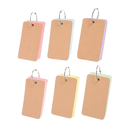 FOYTOKI 6 Stück Praktische Notizbücher für Planung Pocket Memo Pads für Büro Schule Notizblätter für Effektives Zeitmanagement von FOYTOKI