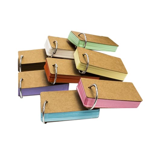 FOYTOKI 6 Stück Teiliges Blanko Alphabet Karteikarten mit Ring Vielseitig Beschriftbar Portable Lernkarten Notizblöcke für Schule Büro Farbiges Notizset Grün Gelb Orange FOYTOKI 6 Stück Teiliges Blanko Alphabet Karteikarten mit Ring Vielseitig Beschriftbar Portable Lernkarten Notizblöcke für Schule Büro Farbiges Notizset Grün Gelb Orange von FOYTOKI