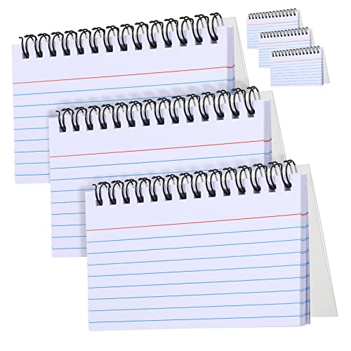 FOYTOKI 6 Stück Teiliges Bunter Notizbücher Liniertes Indexpapier für Büro Schule und Meetings Handlich und Tragbar für Lernkarten und Notizen von FOYTOKI