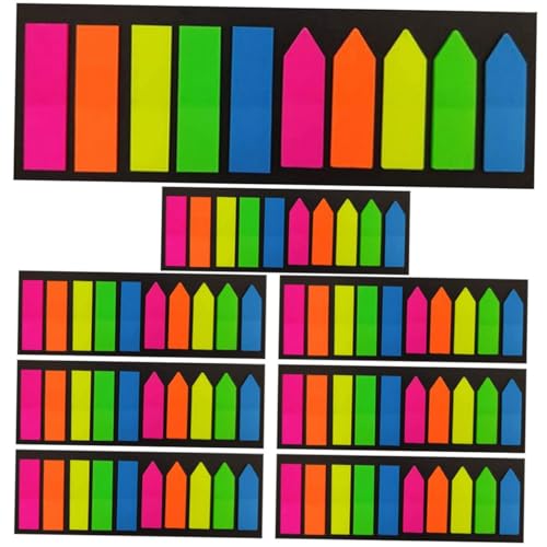 FOYTOKI 8Sätze Klebende Seitenmarkierungsaufkleber mit Bunten Pet Haftnotizen Selbstklebende Index Tabs für Büro und Schule Organisieren und Planen Leicht und Tragbar FOYTOKI 8Sätze Klebende Seitenmarkierungsaufkleber mit Bunten Pet Haftnotizen Selbstklebende Index Tabs für Büro und Schule Organisieren und Planen Leicht und Tragbar von FOYTOKI